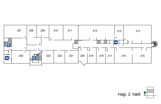Hagi, 2. hæð