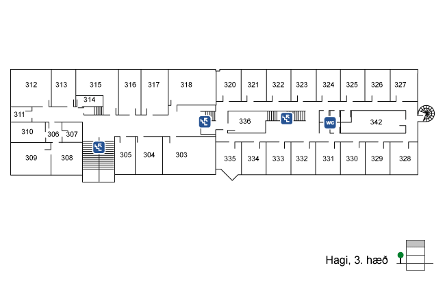 Hagi, 3. hæð