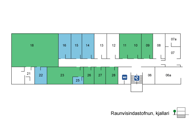 Raunvísindastofnun, kjallari