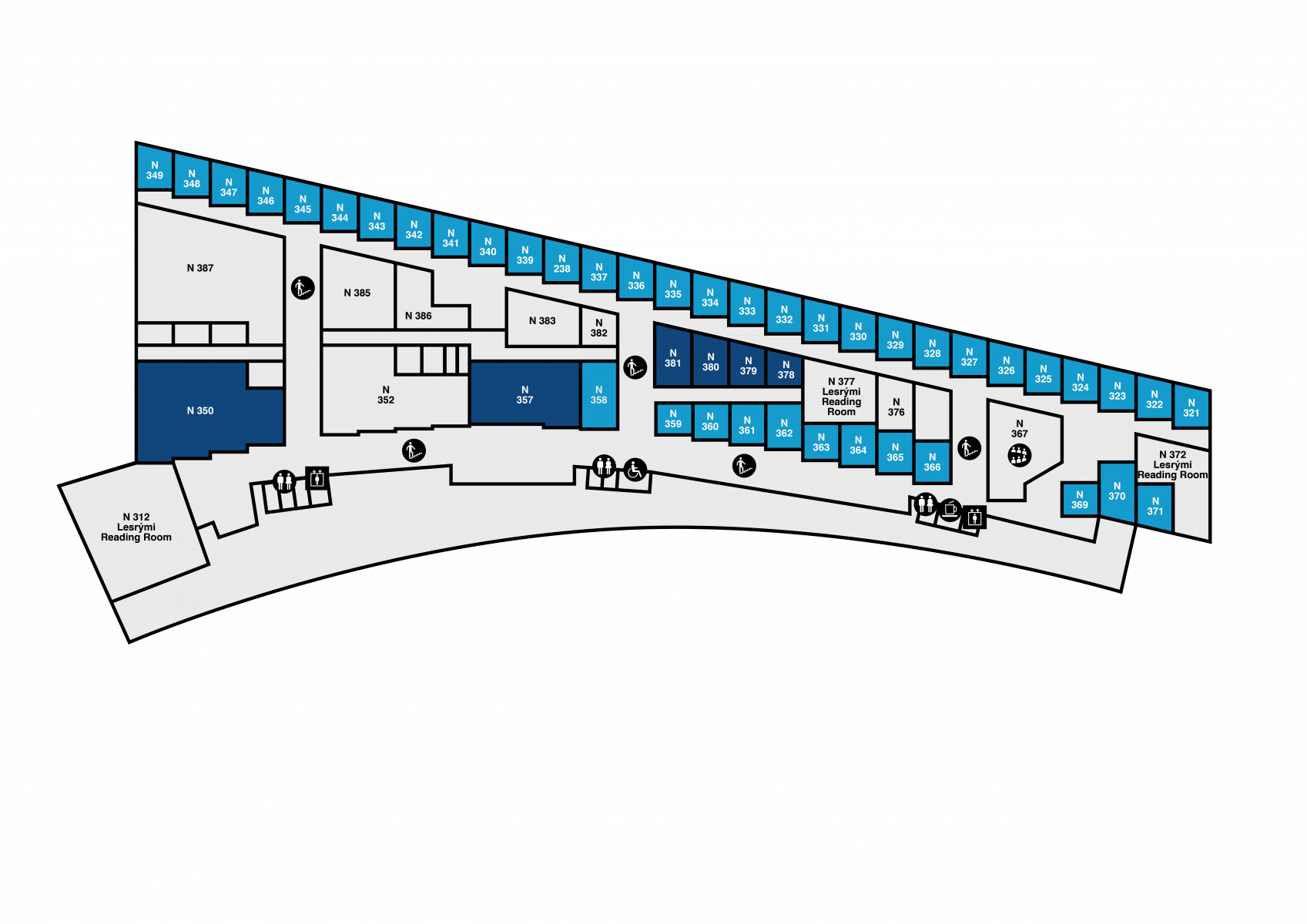 Yfirlitsmynd af Öskju: 3. hæð