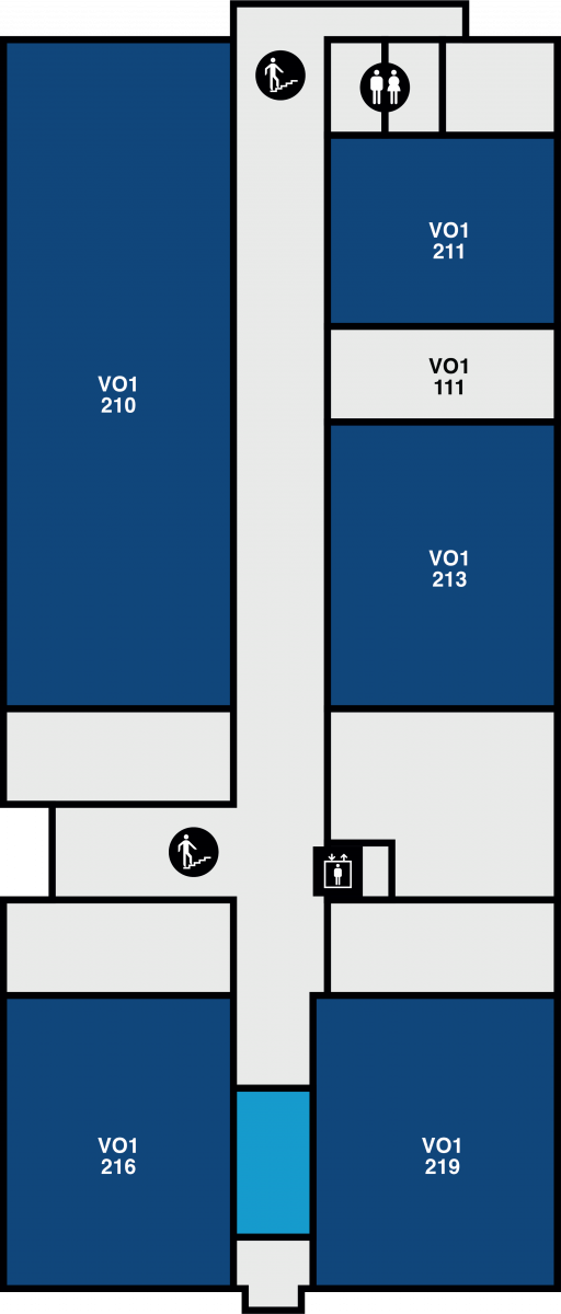 Yfirlitsmynd af VR-I: 2. hæð