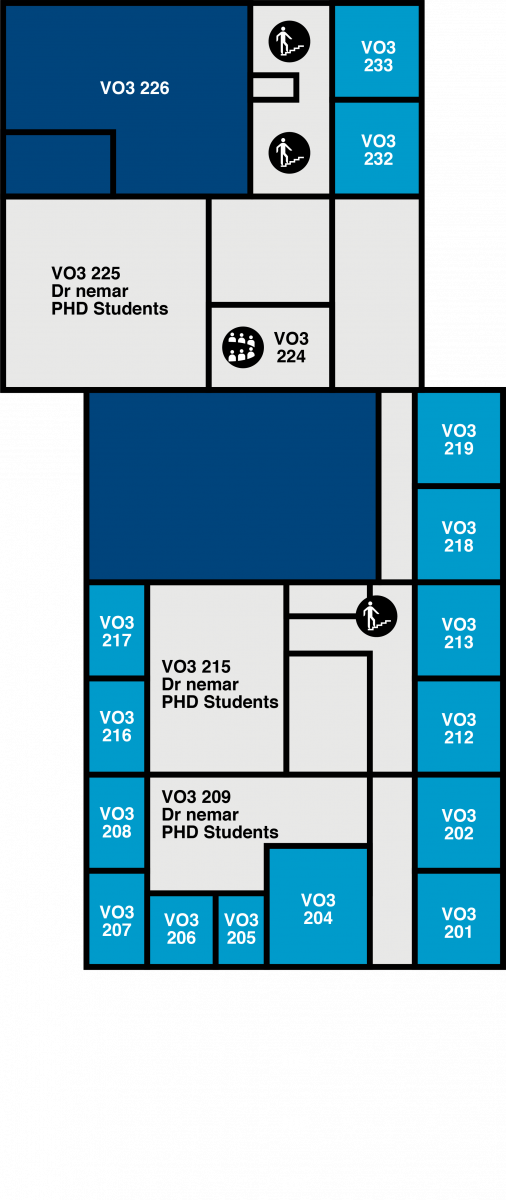 Yfirlitsmynd af VR-III: 2. hæð