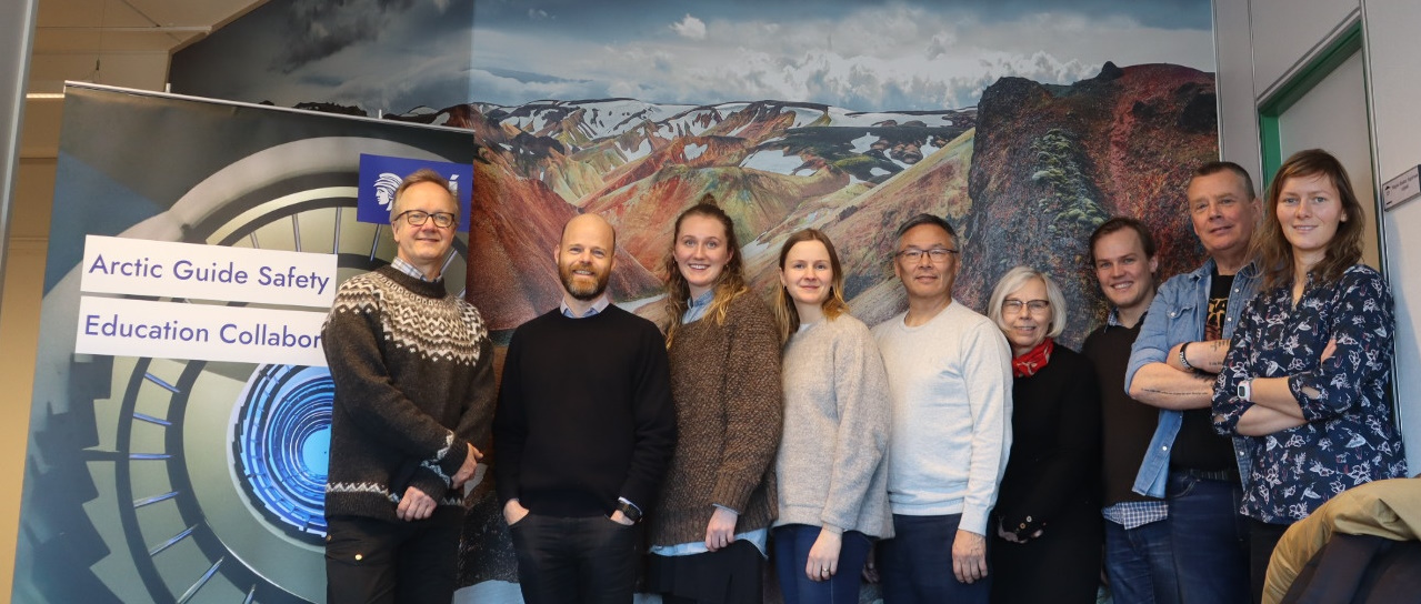 Þátttakendur í verkefninu Arctic Guides Safety Education Collaboration