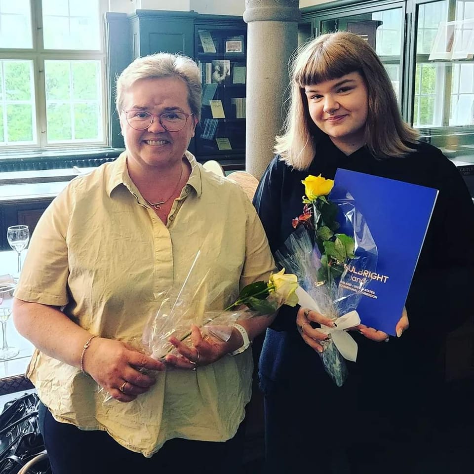 Sara Þöll Finnbogadóttir og Silja Bára Ómarsdóttir