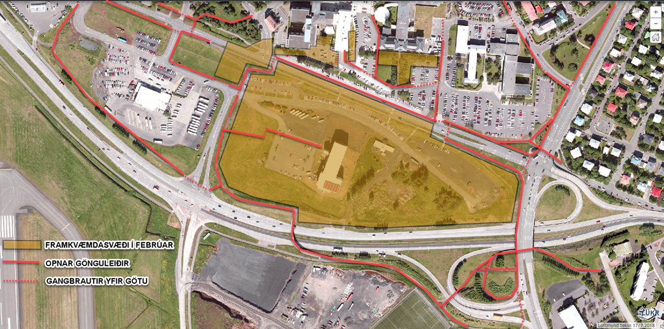 gonguleidir<p></p><p>Nánari upplýsingar um breytingar á gönguleiðum eru útskýrðar á <a  data-cke-saved-href=