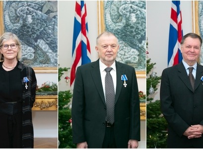 Áslaug Geirsdóttir, Sigurjón Arason og Trausti Valsson
