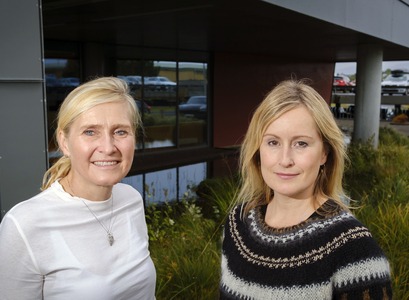 Hrönn Harðardóttir og Unnur Valdimarsdóttir