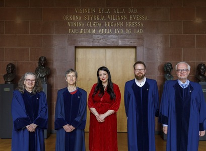 Ólöf Garðarsdóttir, Caroline Heycock, Ingunn Hreinberg Indriðadóttir, Heimir Freyr Viðarsson og Gauti Kristmannsson.