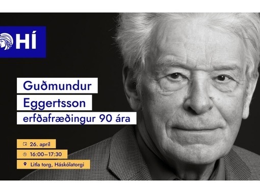 Guðmundur Eggertsson erfðafræðingur 90 ára