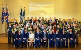 Frá hátíð brautskráðra doktora 2018